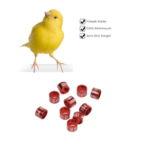 Kanarya Bilezikleri Alüminyum (50) Adet
